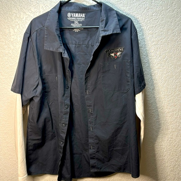 Yamaha Other - Yamaha mechanics button up shirt